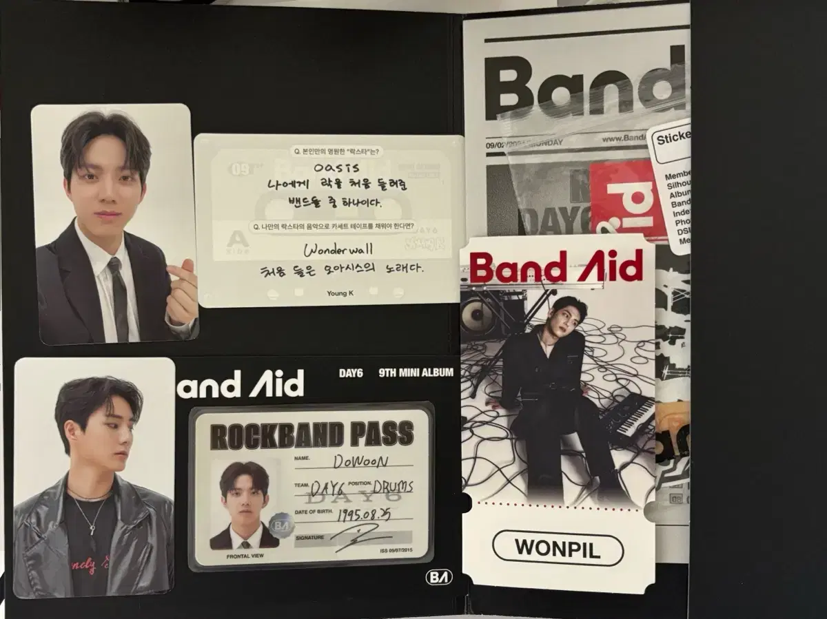 데이식스 밴드에이드 Day6 Band Aid 도운+영케이 구성